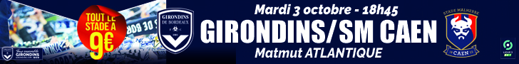 Billetterie Bordeaux-Caen / Saison 2023-2024