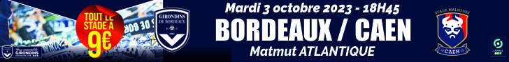 Billetterie Bordeaux-Caen / Saison 2023-2024