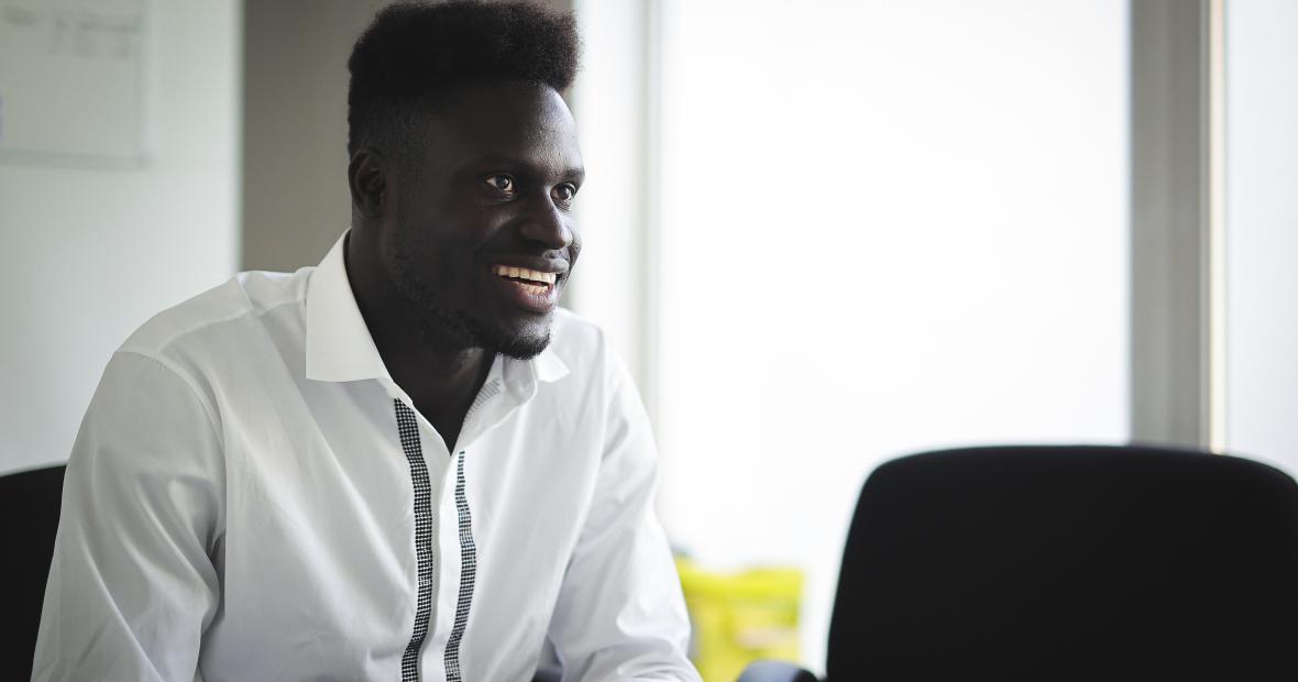 Aliou Badji s'engage aux Girondins de Bordeaux (septembre 2022)