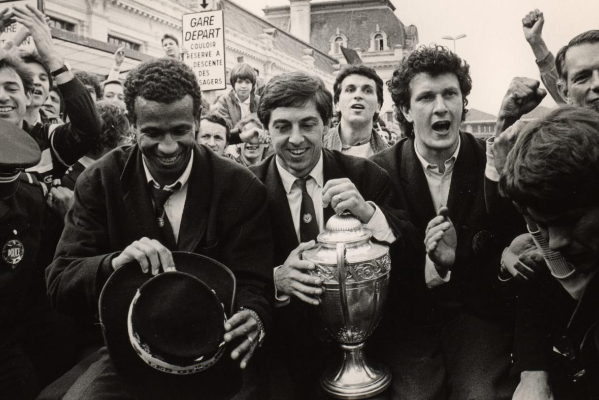 Retour victorieux pour Jean Tigana, Alain Giresse et Dominique Dropsy après la Coupe de France 1986