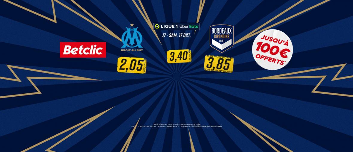 Pariez sur Marseille-Bordeaux avec Betclic