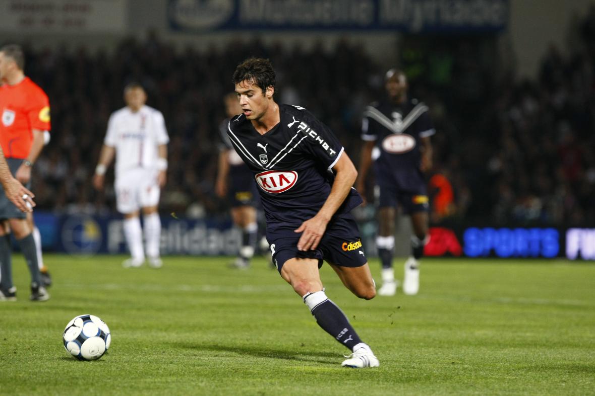 Yoann Gourcuff sous le maillot des Girondins Yoann Gourcuff sous le maillot des Girondins