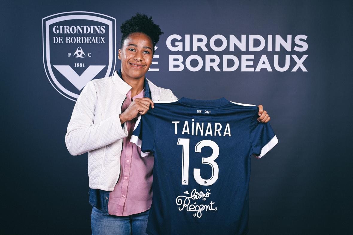 Tainara de Souza da Silva arrive à Bordeaux (Janvier 2022)