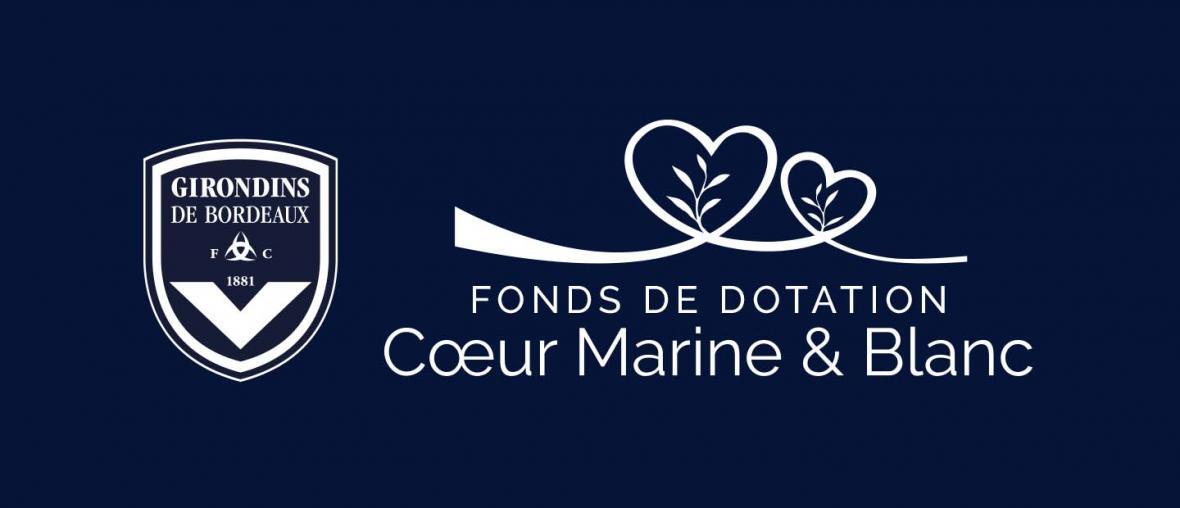 Fonds de Dotation Coeur Marine et Blanc