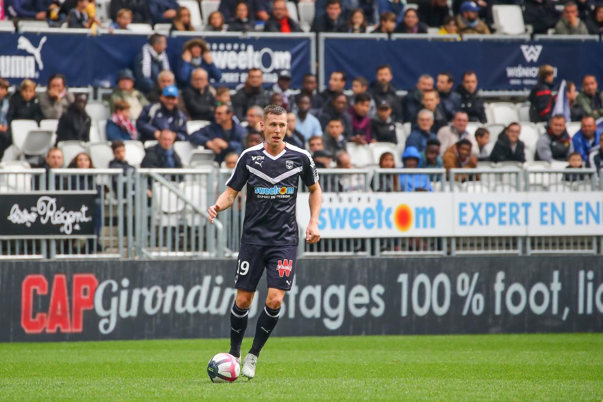 Lukas Lerager, joueur des Girondins entre 2017 et 2019 Lukas Lerager, joueur des Girondins entre 2017 et 2019