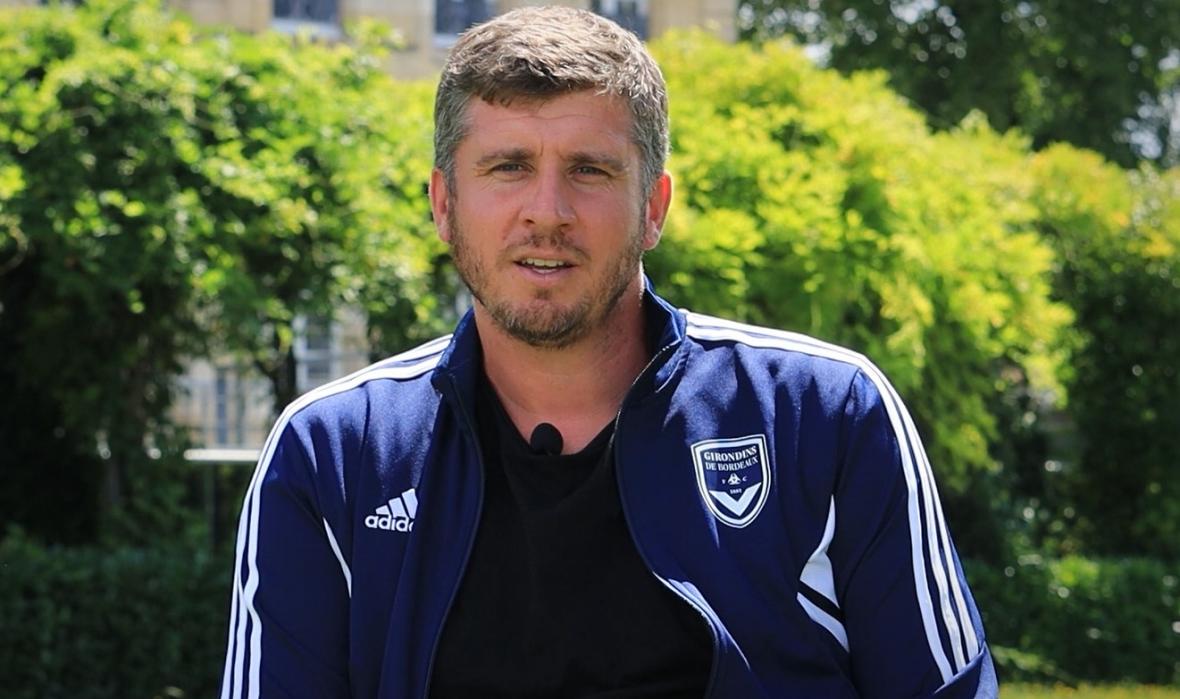 Erwan Lannuzel, entraîneur de l'équipe réserve des Girondins