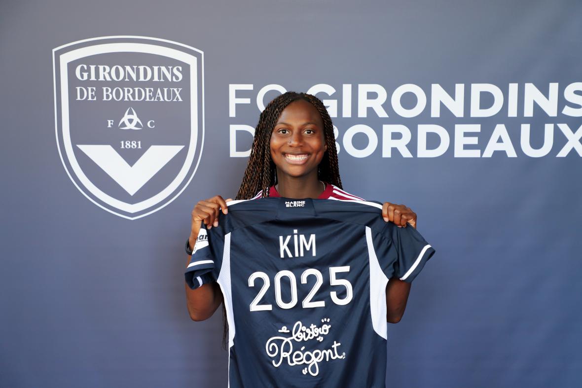 Abigail Kofi Kim s'engage aux Girondins de Bordeaux (août 2023)