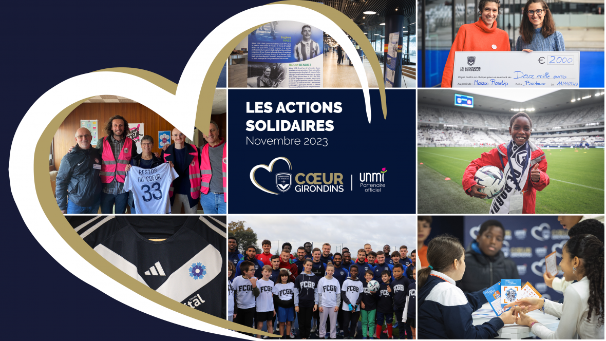 Actions Coeur Girondins - Novembre 2023