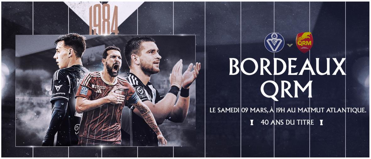 Billetterie Bordeaux-QRM / Saison 2023-2024