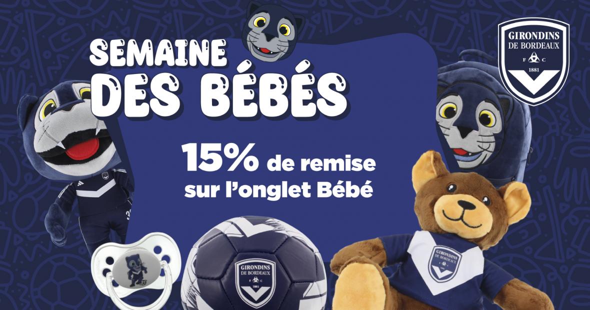Offre semaine des bébés du jeudi 2 au mardi 7 mai 2024 Offre semaine des bébés du jeudi 2 au mardi 7 mai 2024