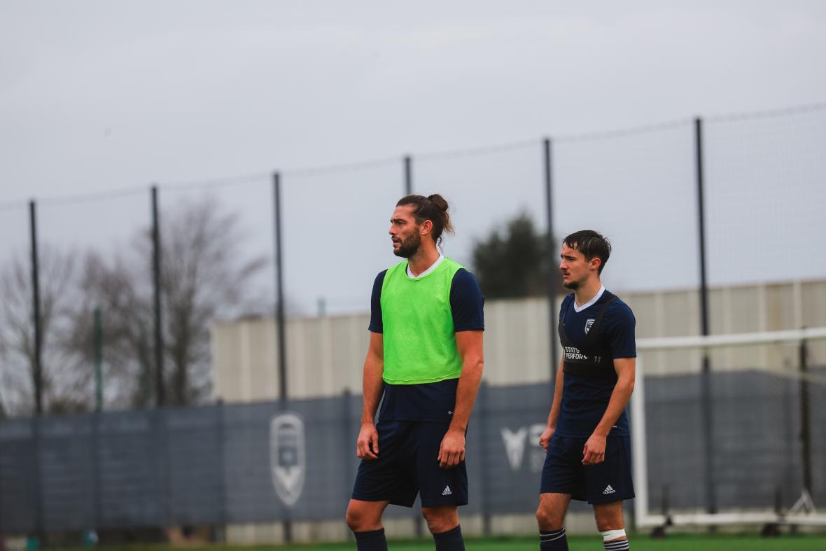 Andy Carroll et Jean Grillot