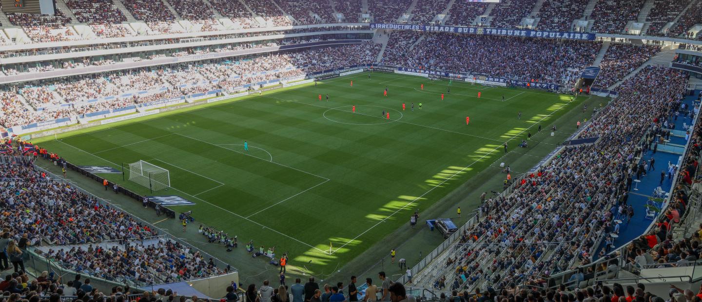 Le Matmut ATLANTIQUE lors de Bordeaux-PSG (Saison 2019-2020) Le Matmut ATLANTIQUE lors de Bordeaux-PSG (Saison 2019-2020)
