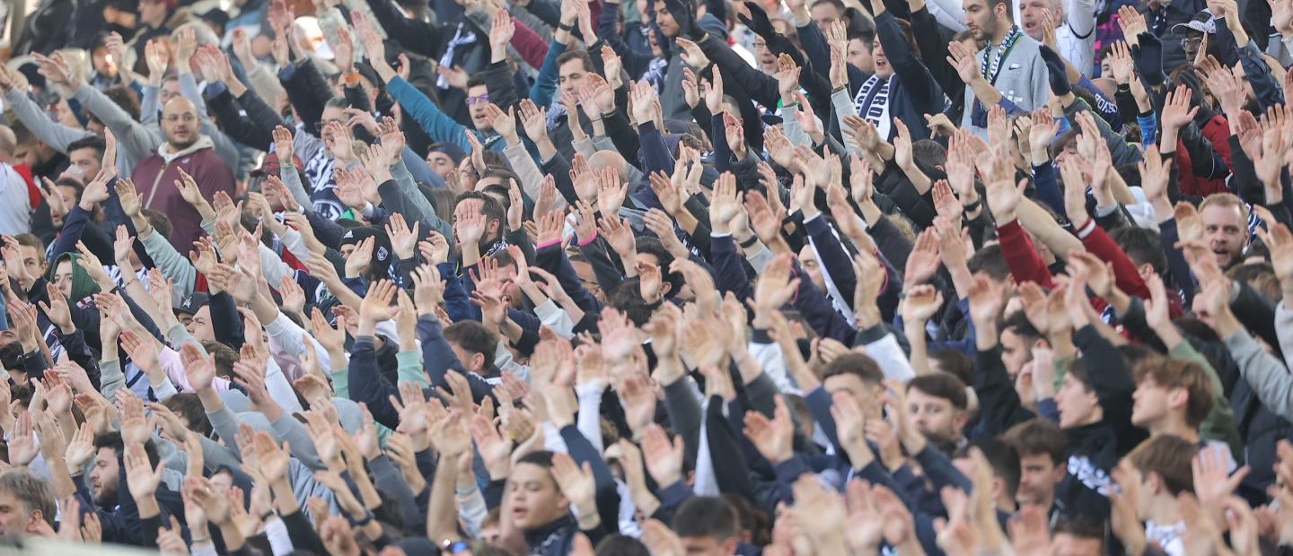 Les Ultramarines pendant Bordeaux-Saint-Etienne (mars 2023)