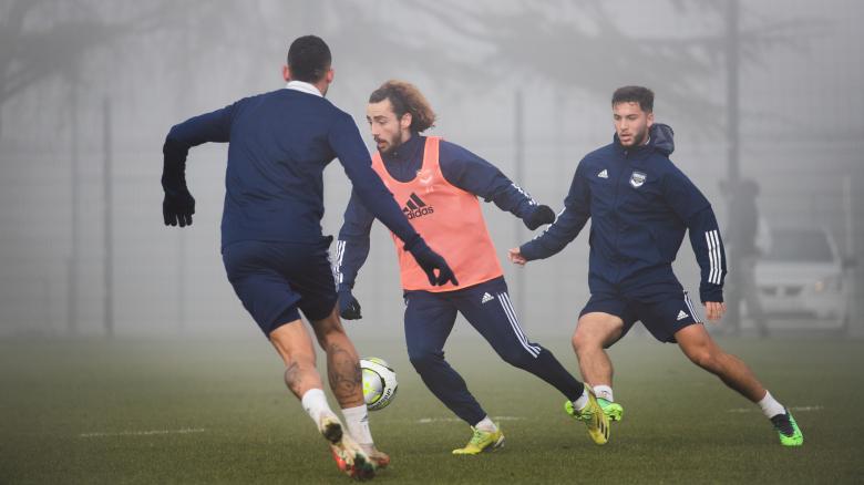 Entraînement des pros du 26 janvier 2022