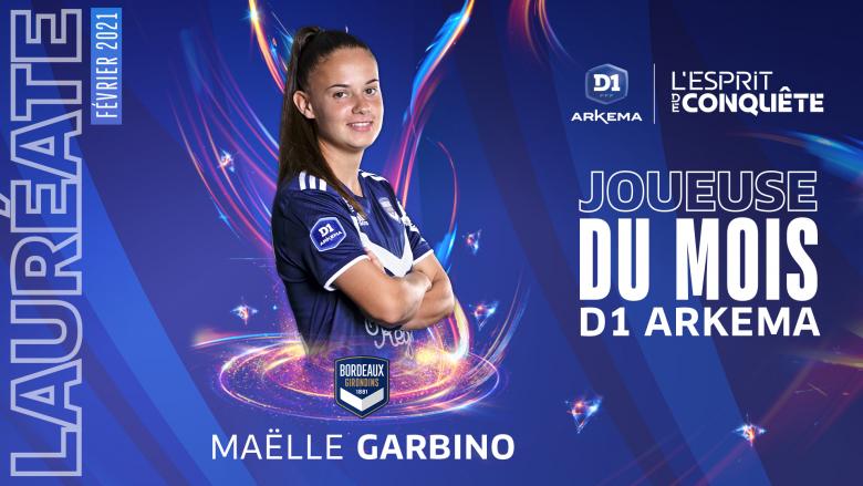 Maëlle Garbino élue joueuse du mois de février