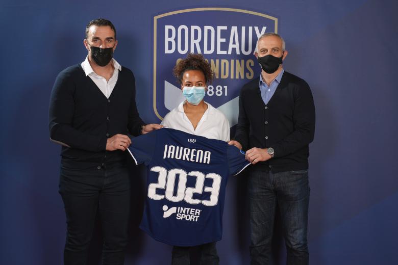 Inès Jaurena prolonge son contrat aux Girondins (avril 2021)