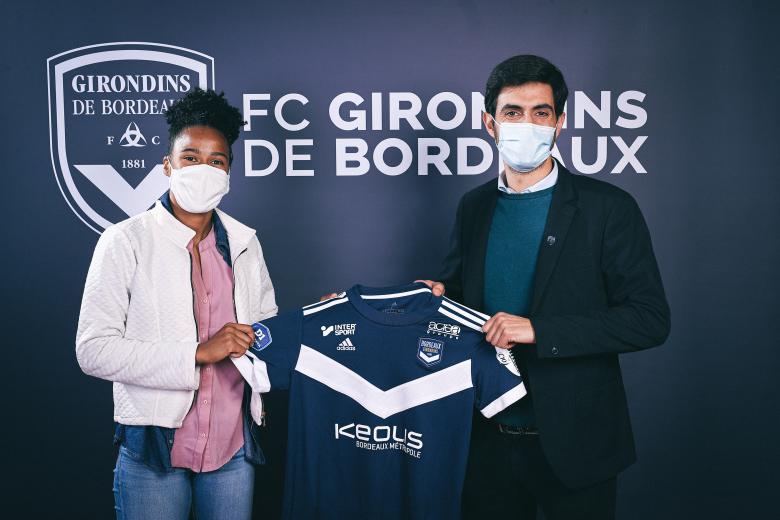 Tainara de Souza da Silva arrive à Bordeaux (Janvier 2022)