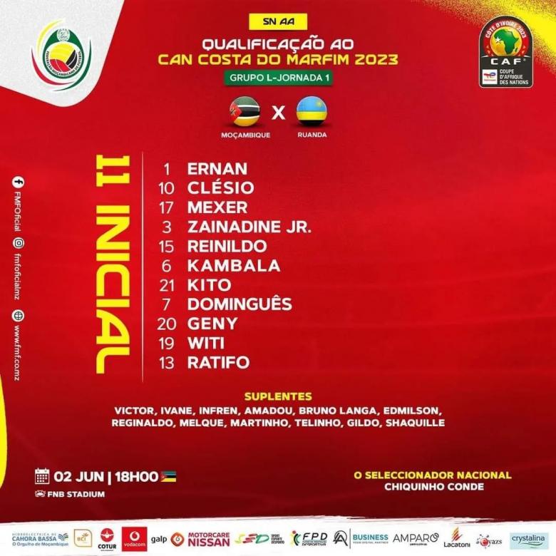 Mexer titulaire avec le Mozambique Mexer titulaire avec le Mozambique