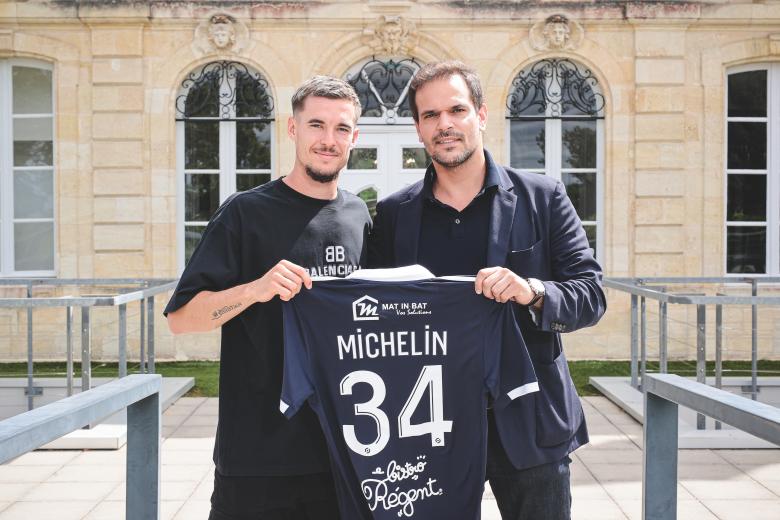 Clément Michelin s'engage aux Girondins (septembre 2022)