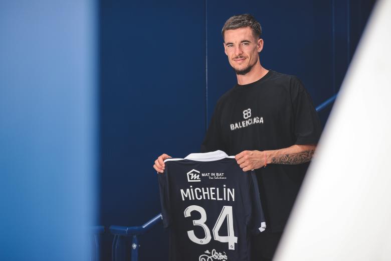 Clément Michelin s'engage aux Girondins (septembre 2022)