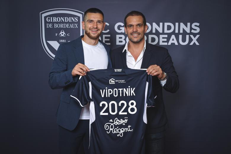 Zan Vipotnik s'engage aux Girondins de Bordeaux (juillet 2023)