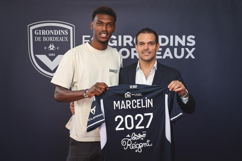 Harisson Marcelin s'engage pour 4 ans aux Girondins (juillet 2023)