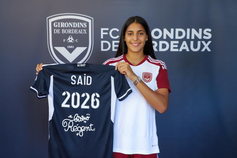 Hajar Saïd s'engage aux Girondins (septembre 2023)