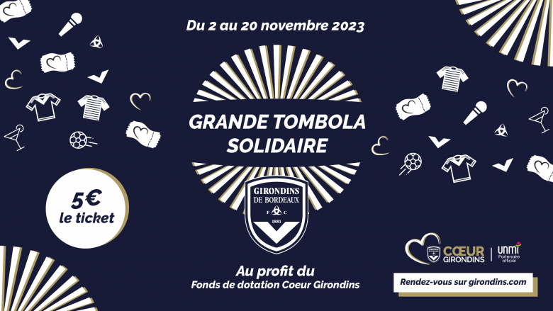Grande Tombola Solidaire FCGB 2023 Grande Tombola Solidaire FCGB 2023