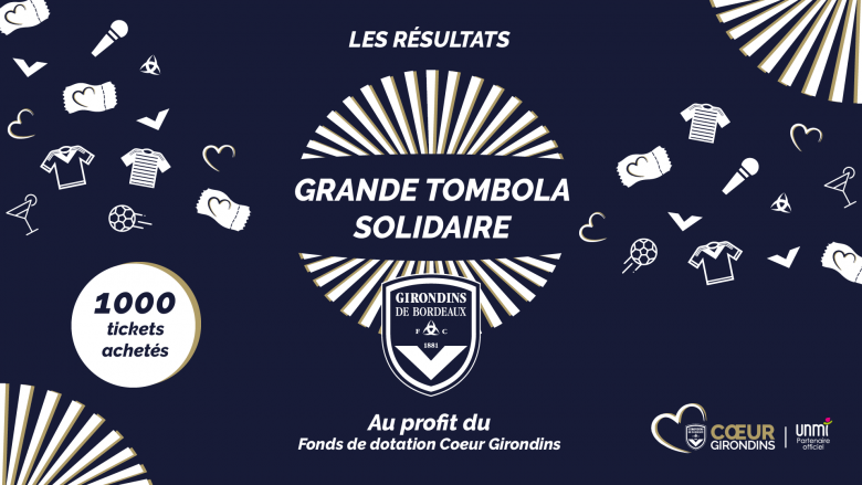 Grande Tombola Solidaire FCGB 2023 - Résultats