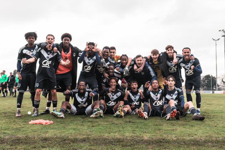 L'équipe U19 des Girondins, qualifiée pour le tour suivant en Coupe Gambardella (décembre 2023) L'équipe U19 des Girondins, qualifiée pour le tour suivant en Coupe Gambardella (décembre 2023)