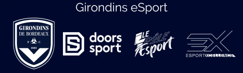 Bandeau partenaires Girondins eSport 2023/2024