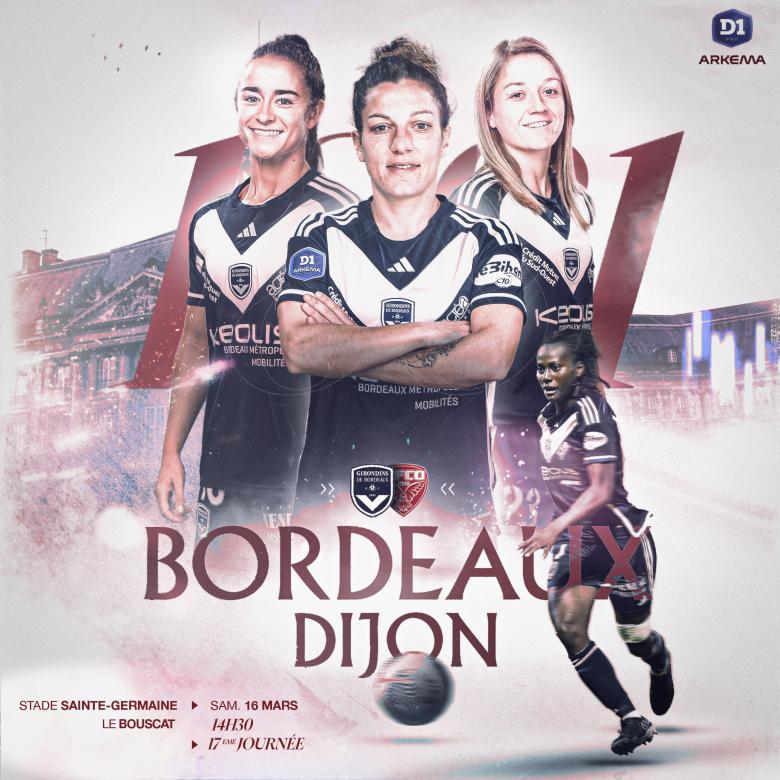 Billetterie Bordeaux-Dijon Féminines / Saison 2023-2024 Billetterie Bordeaux-Dijon Féminines / Saison 2023-2024