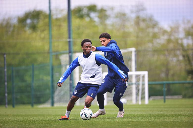 Entraînement du 25 avril 2024, FC Girondins de Bordeaux 2023/2024