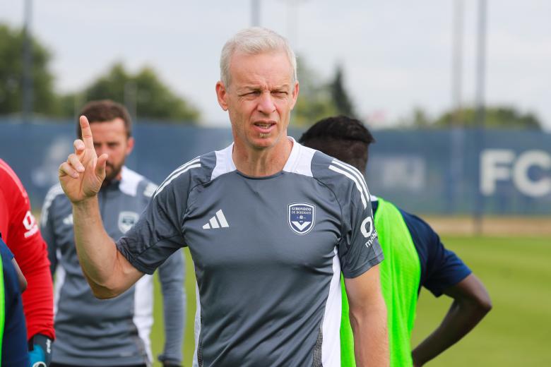 Bruno Irles, entraîneur des Girondins de Bordeaux (août 2024)