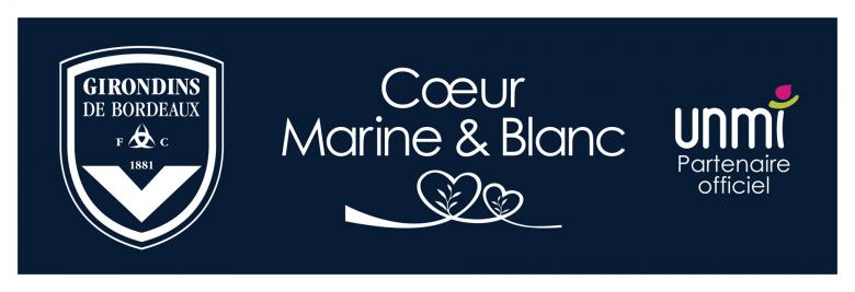 Logo Programme RSE Coeur Marine et Blanc / UNMI