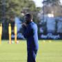 Maxime Poundjé, de retour à l'entraînement collectif