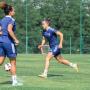 Les féminines à l'entraînement ce 16 mai 2022