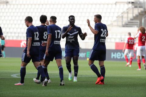 Alexandre Mendy après but face à Reims