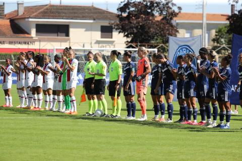 Photo d'équipes avant le match