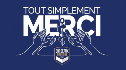 Remerciements au personnel soignant.