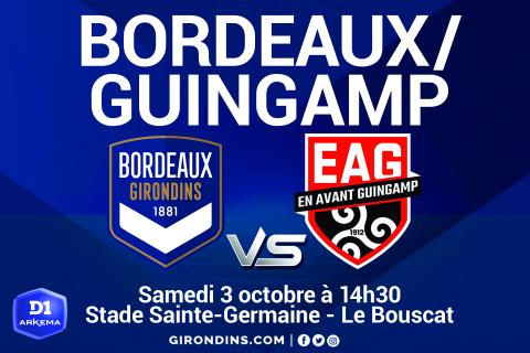 Bordeaux/Guingamp (D1 Arkema)