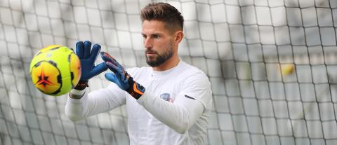 Benoît Costil à l'échauffement