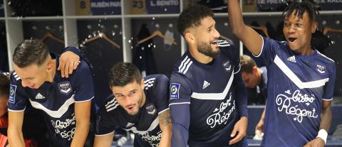 Les Girondins fêtent la victoire face à Dijon