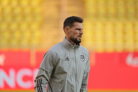 Benoît Costil à l'échauffement