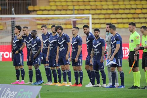 Les Girondins avant le match