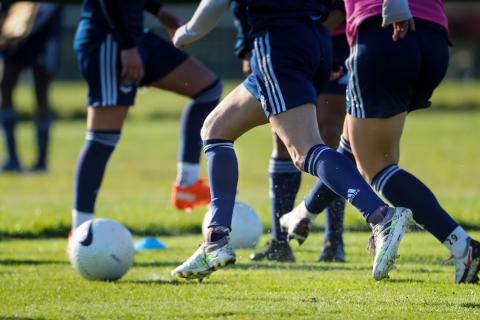 Joueuses de foot