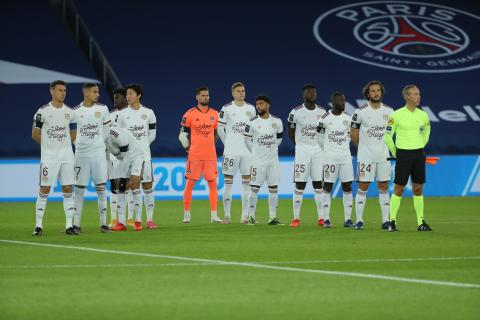 L'équipe bordelaise au Parc des Princes