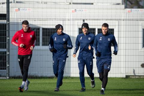 Gaëtan Poussin, Jimmy Briand, Loris Benito et Rémi Oudin