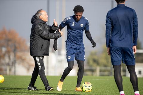 Ghislain Printant et Josh Maja