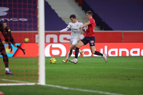 La frappe de Nicolas De Préville face au LOSC